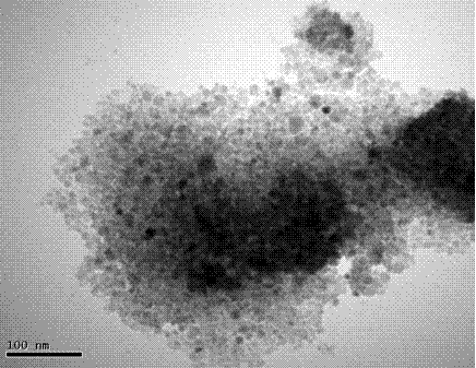 Preparation method of nano crystal MnZn ferrite with high saturation magnetization intensity