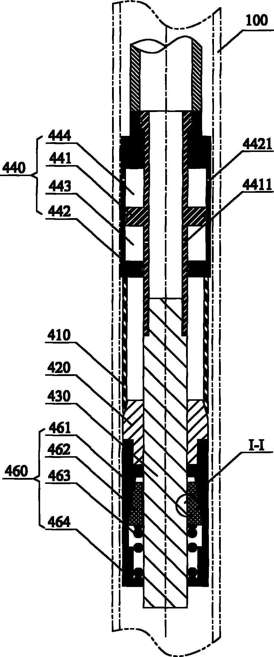 Expansion tube assembly, oil well subsidy construction mechanism and construction method