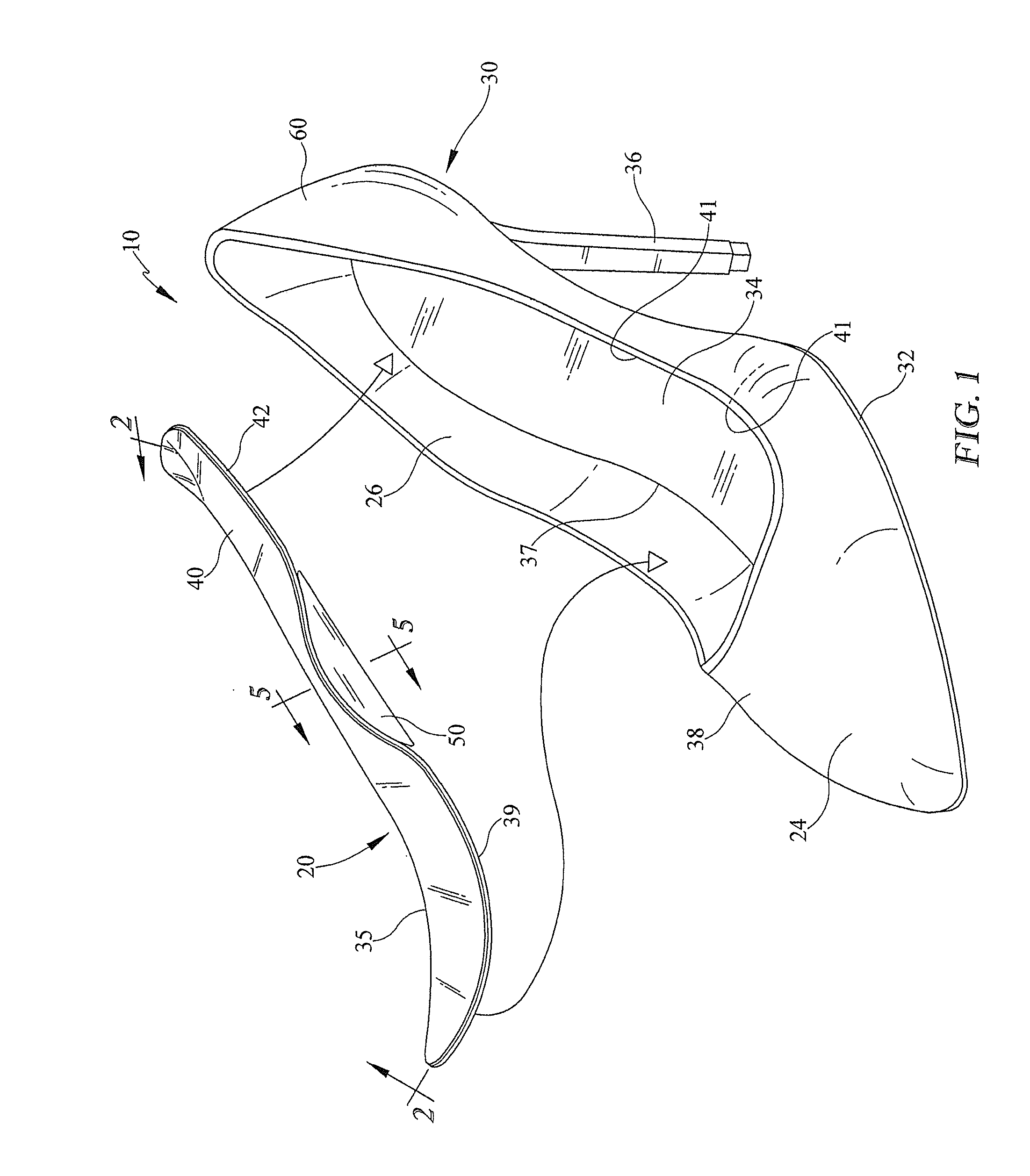 Orthotic insole for a woman's shoe