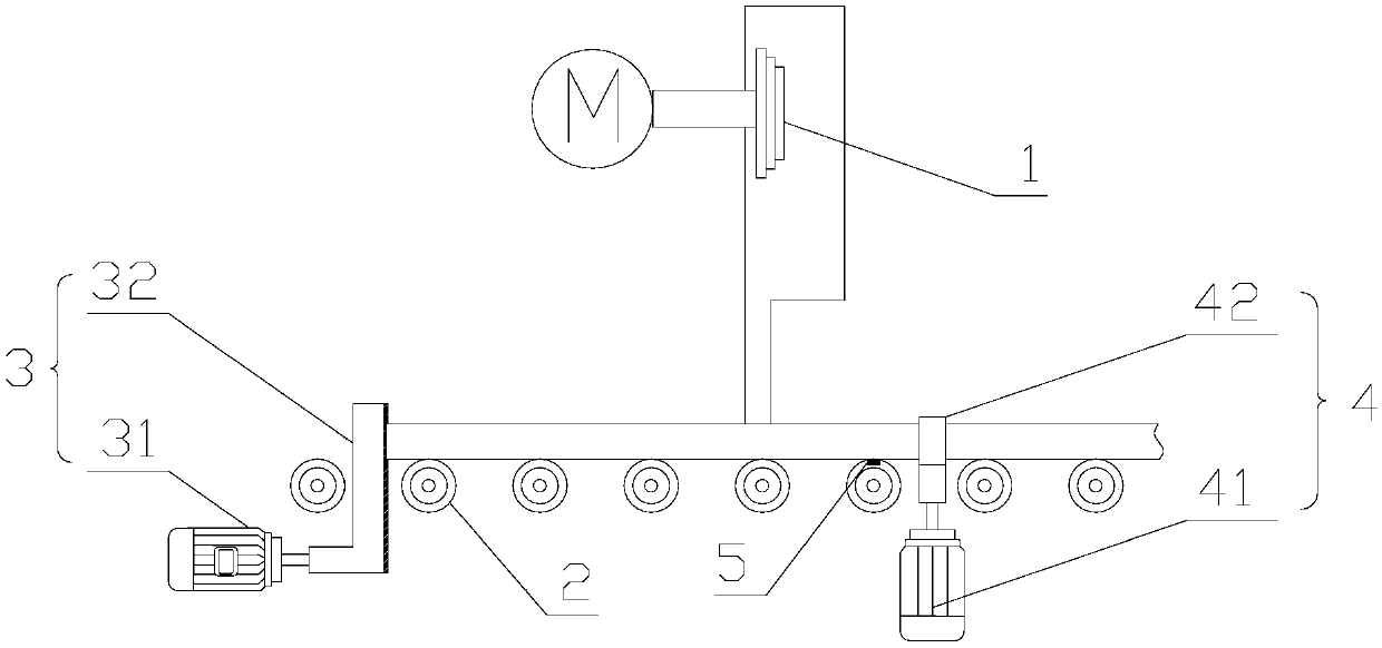 Insulator core rod cutting device