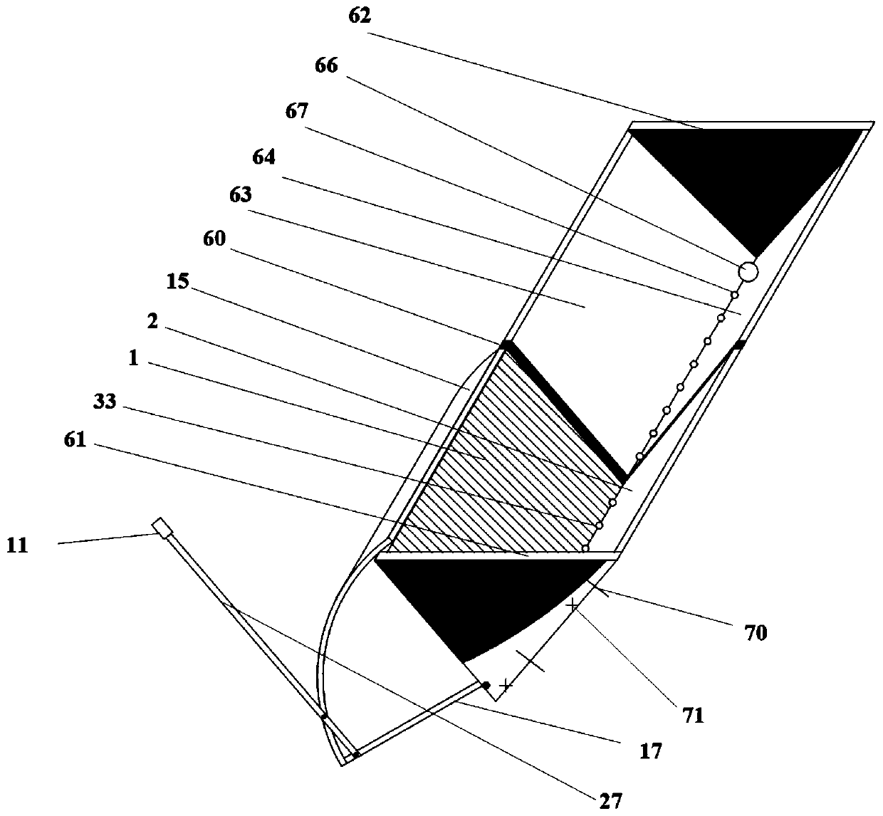 Partitioned anti-contamination toilet fitting, mounting method and application