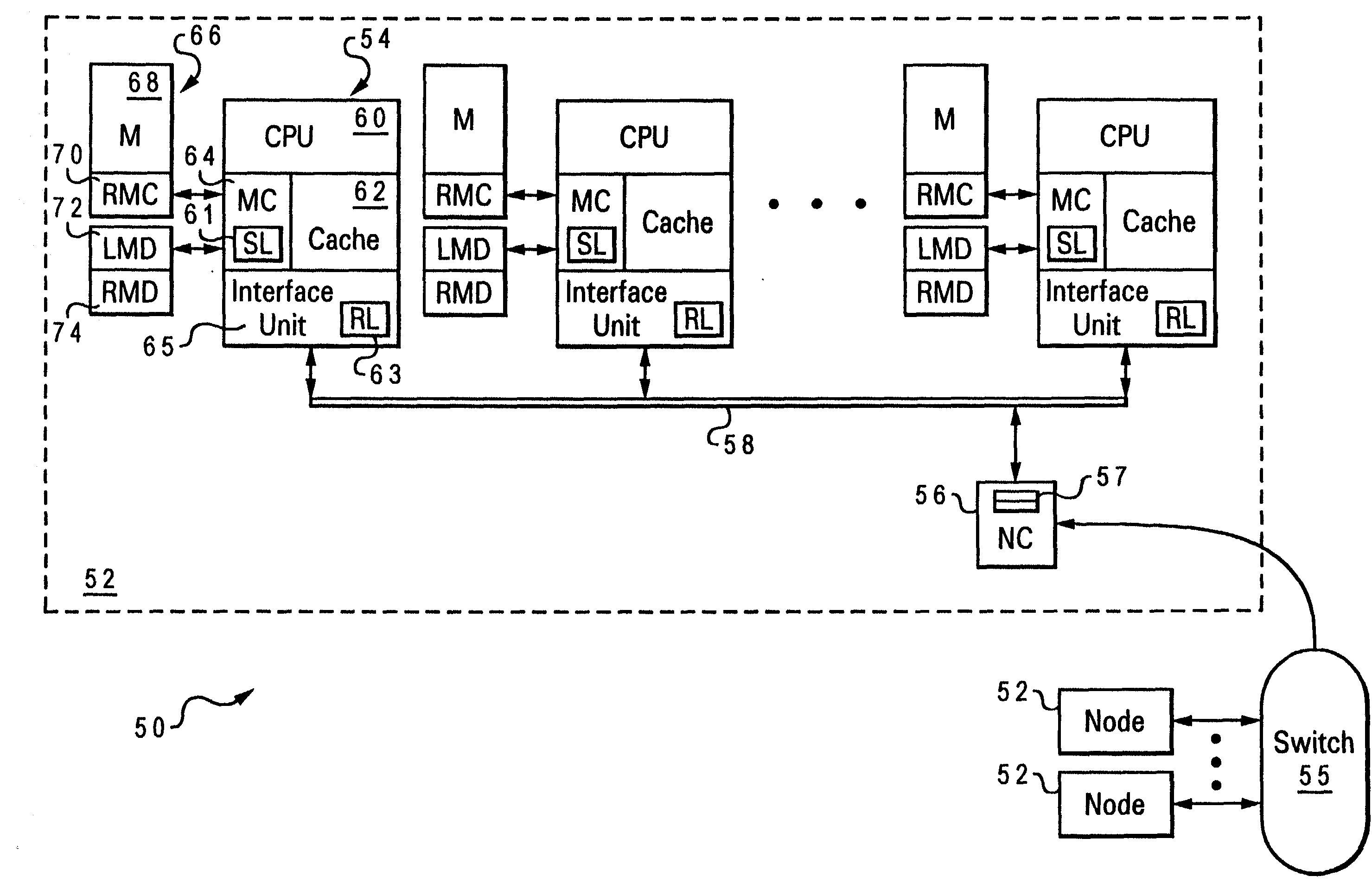 Decentralized global coherency management in a multi-node computer system