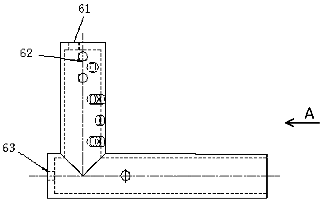 Low emission gas combustion furnace and its combustion air configuration method