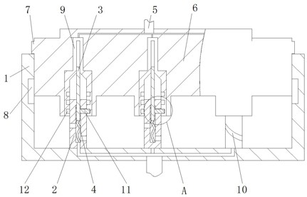 Wire harness connector terminal plugging device for automobile wire harness production