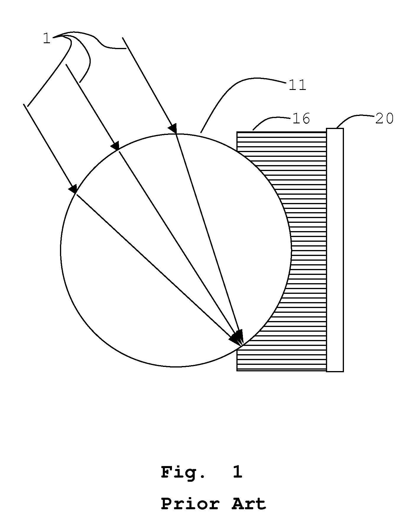 Two Pi solid angle high resolution optical system