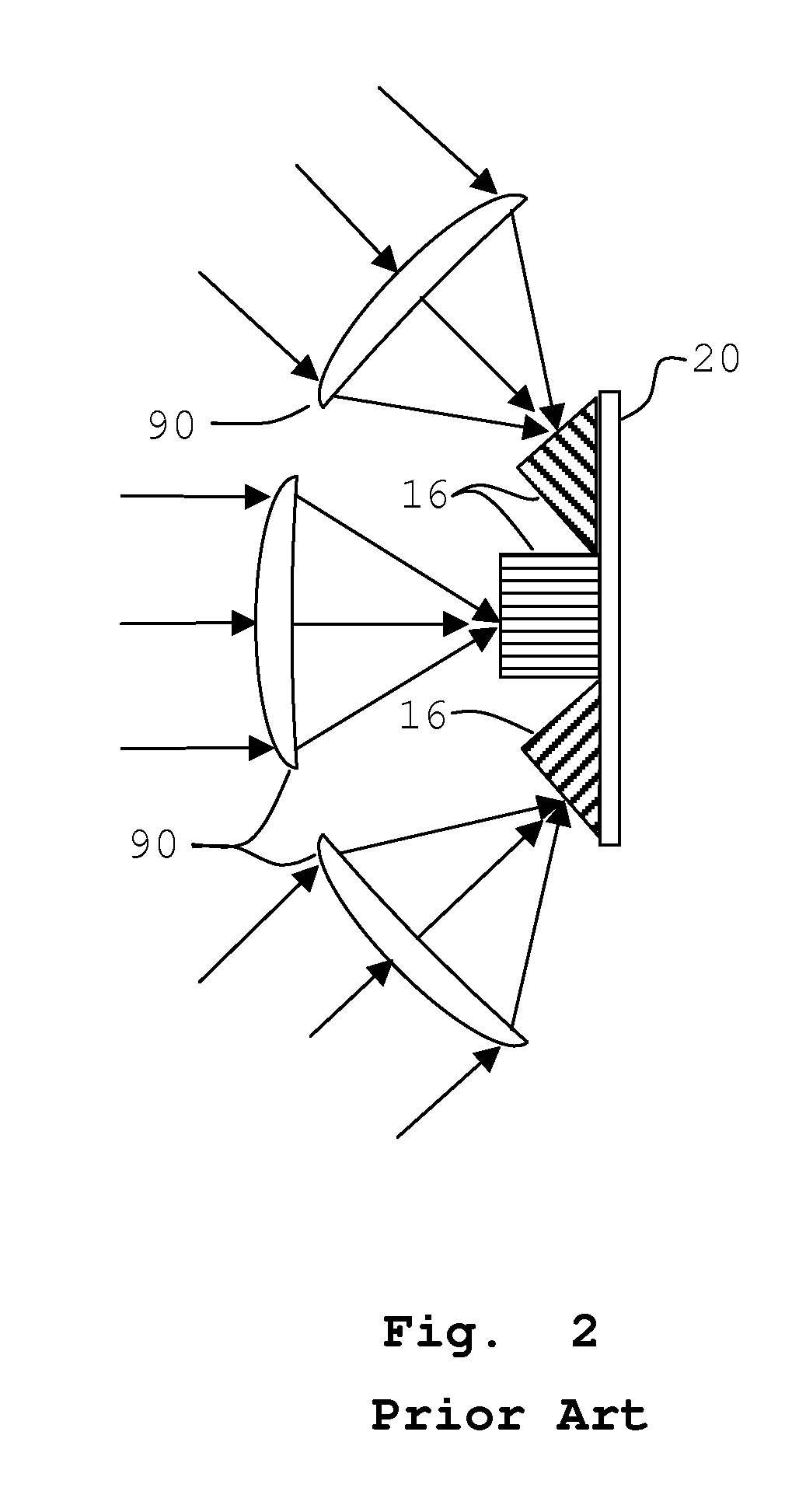 Two Pi solid angle high resolution optical system