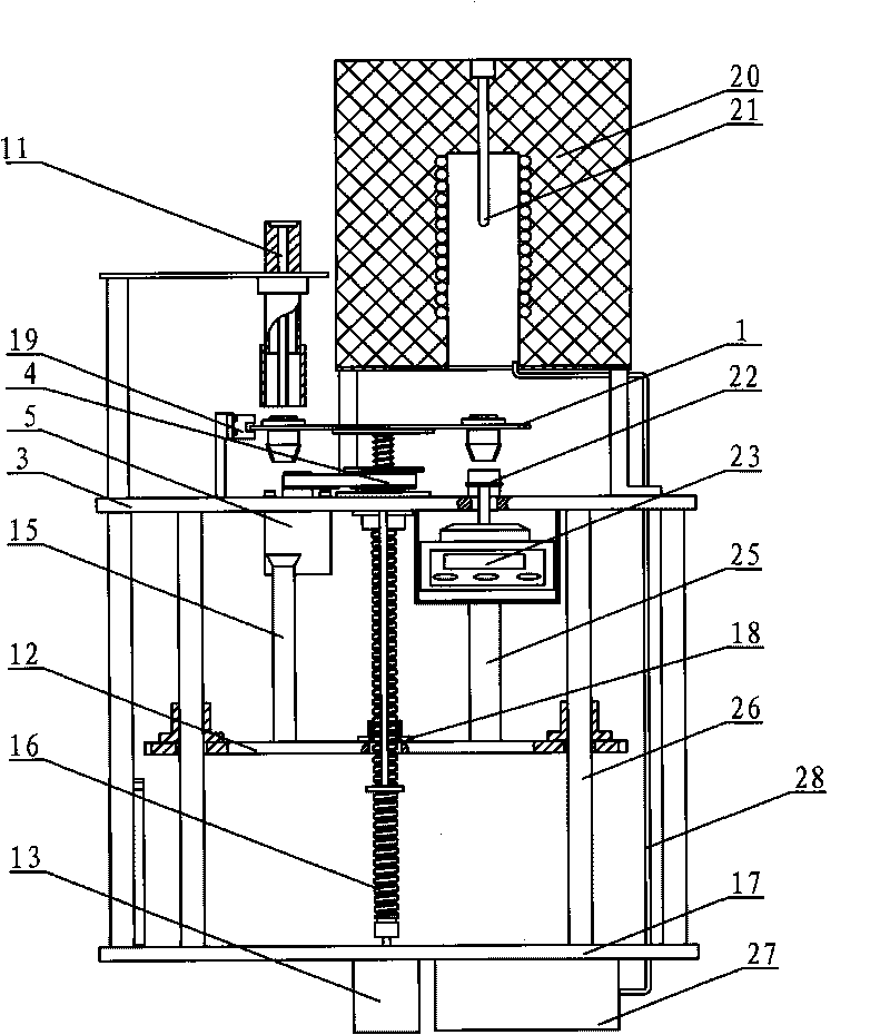 Boiler fly ash ignition carbon measuring device