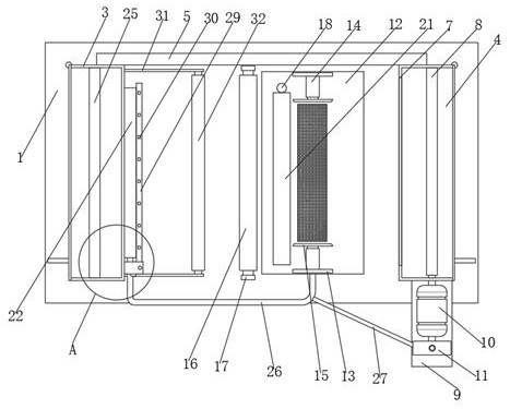 A fully automatic bonding device for pet film