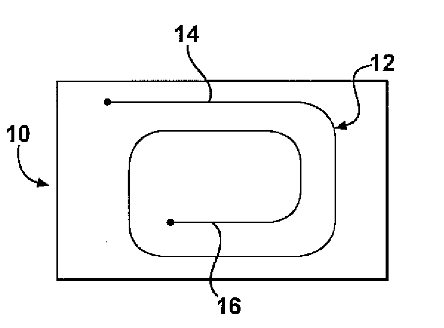 Container with embedded RFID tag