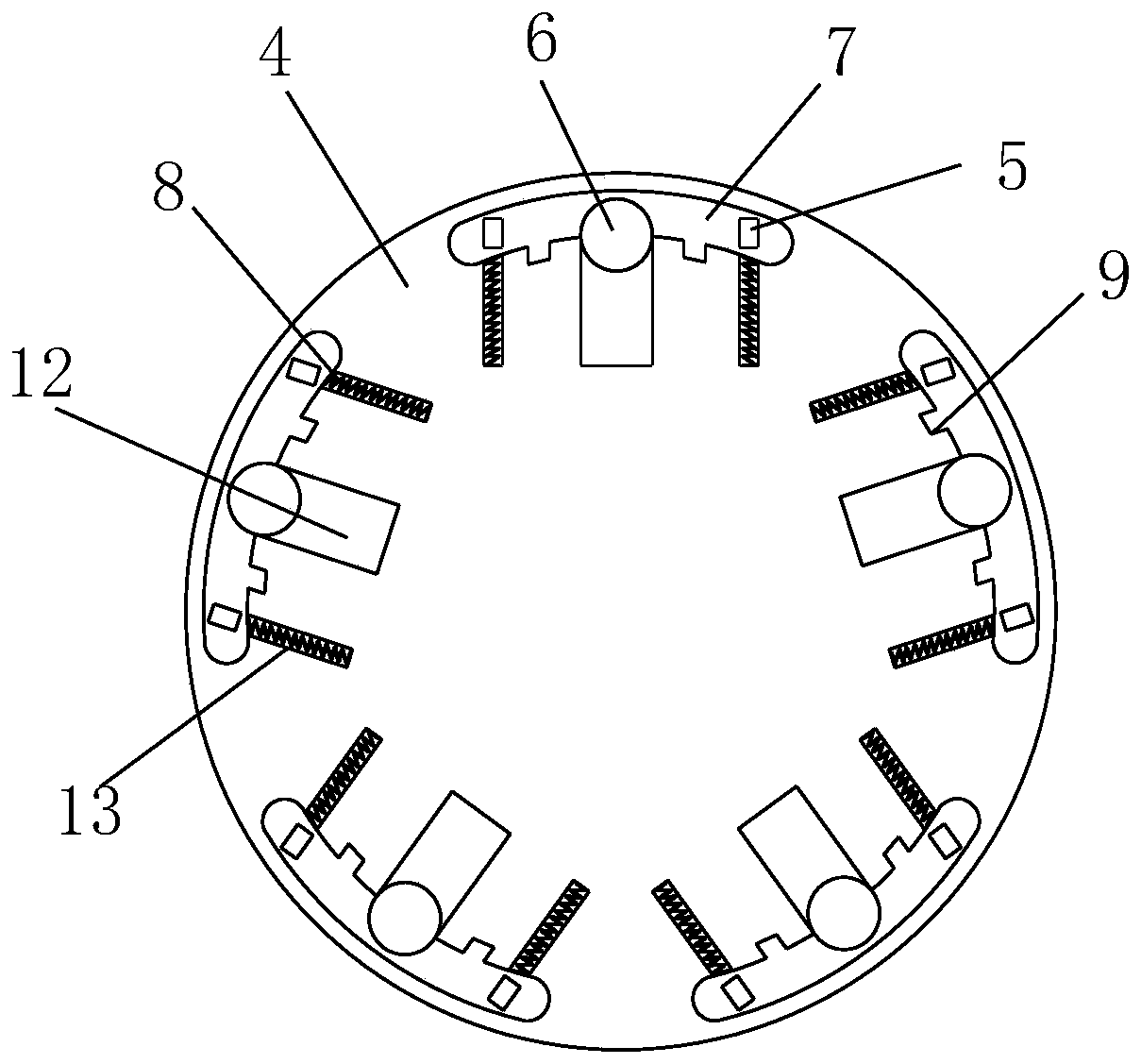 Flame-retardant and compression-resistant cable