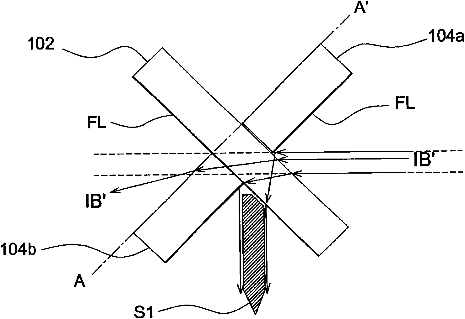 Light merging device