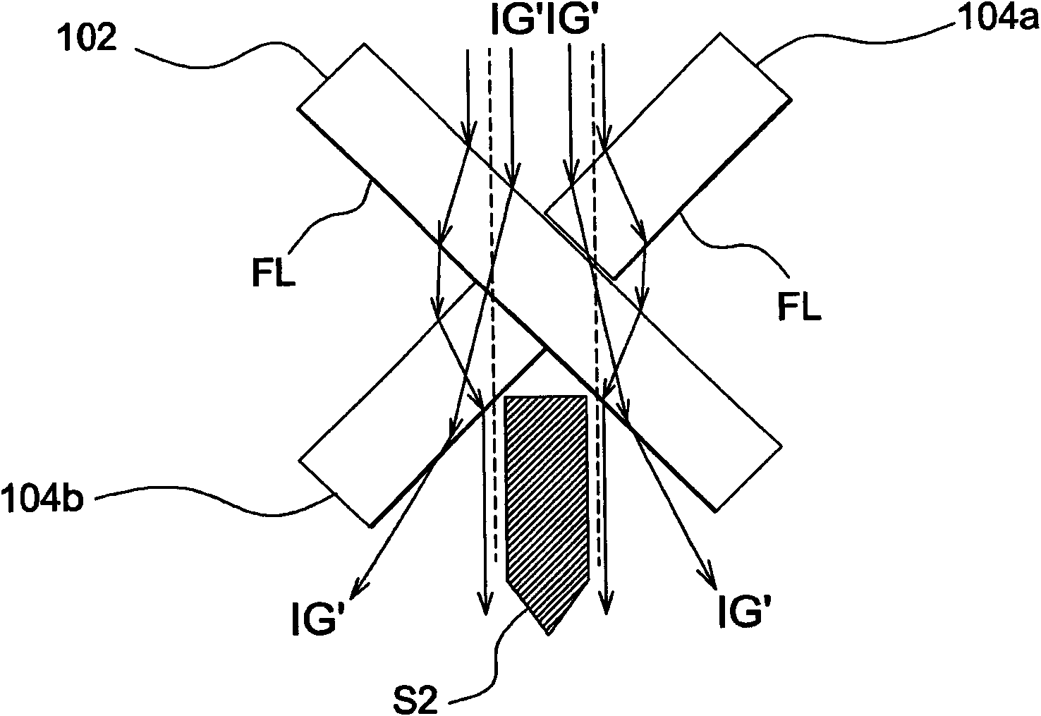 Light merging device