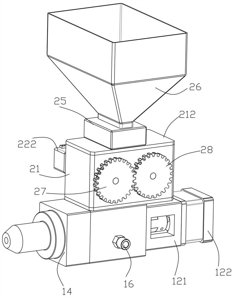 Rotary powder spraying and wax injection machine