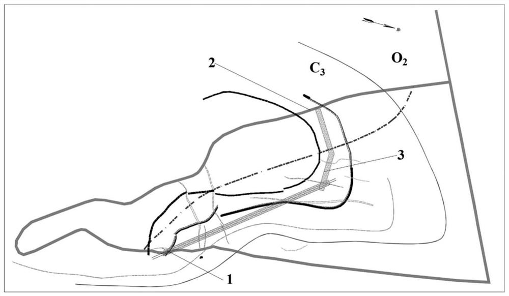 Method for determining curtain under complex aquifer condition