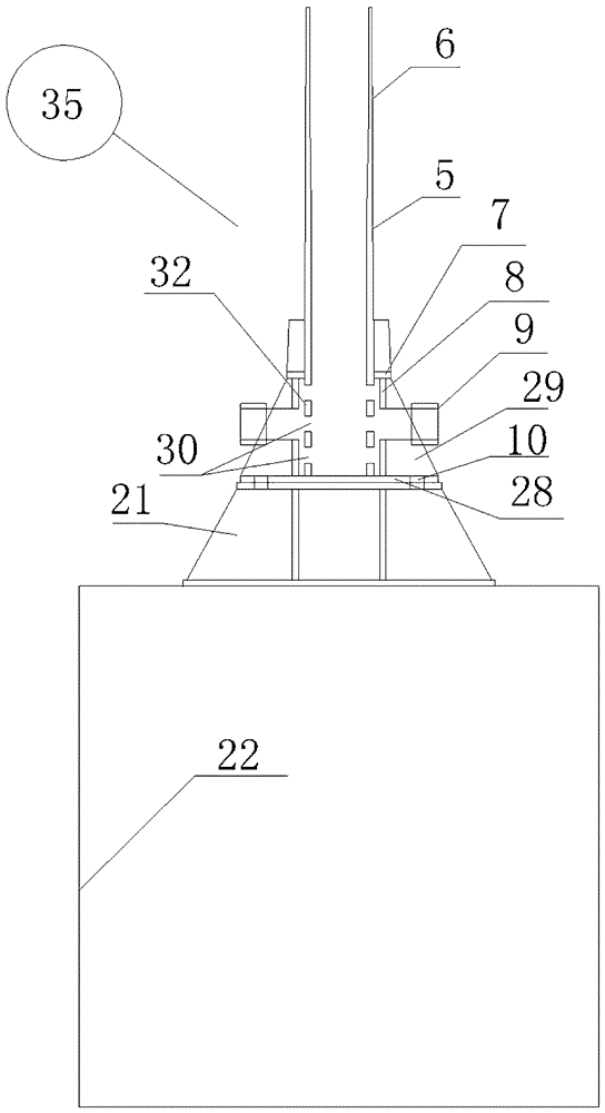 Structural member pipeline for truss support body and overlapping method of pipeline