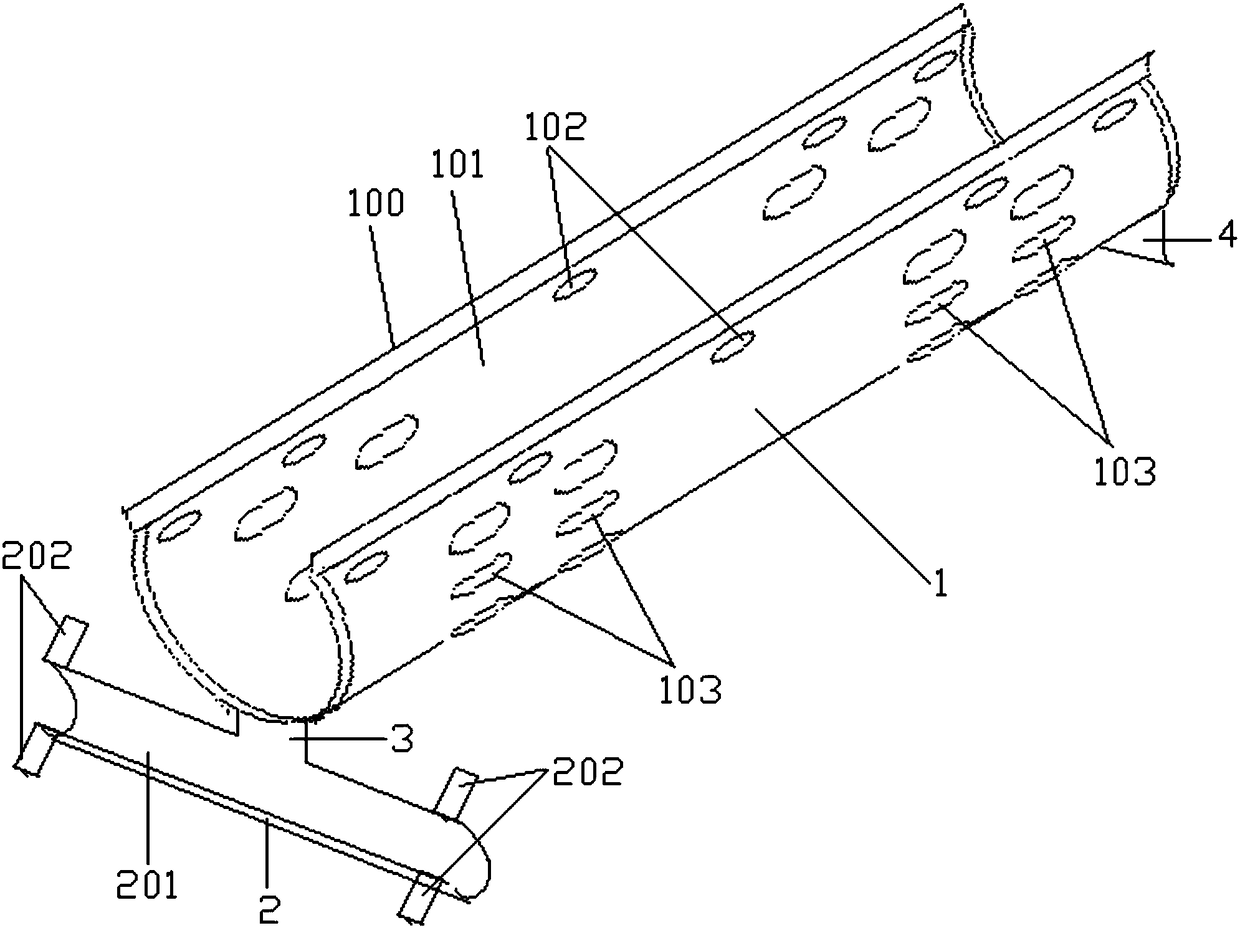 Long-stator winding grounding sleeve