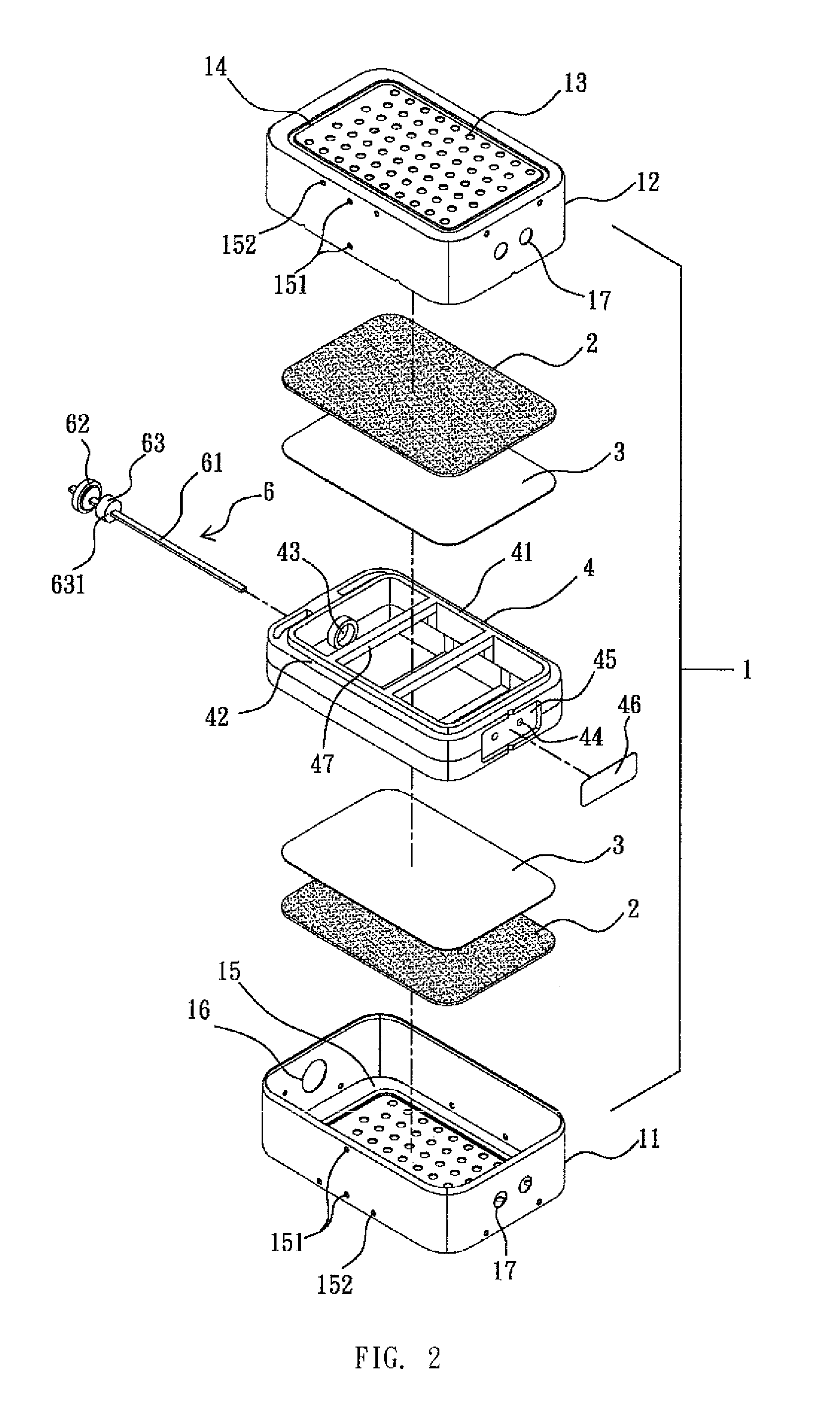 Packaging structure of low-pressure molded fuel cell