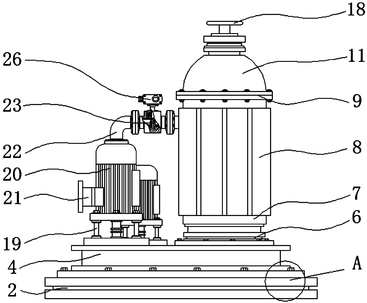 Petroleum collecting device for petroleum drilling and production