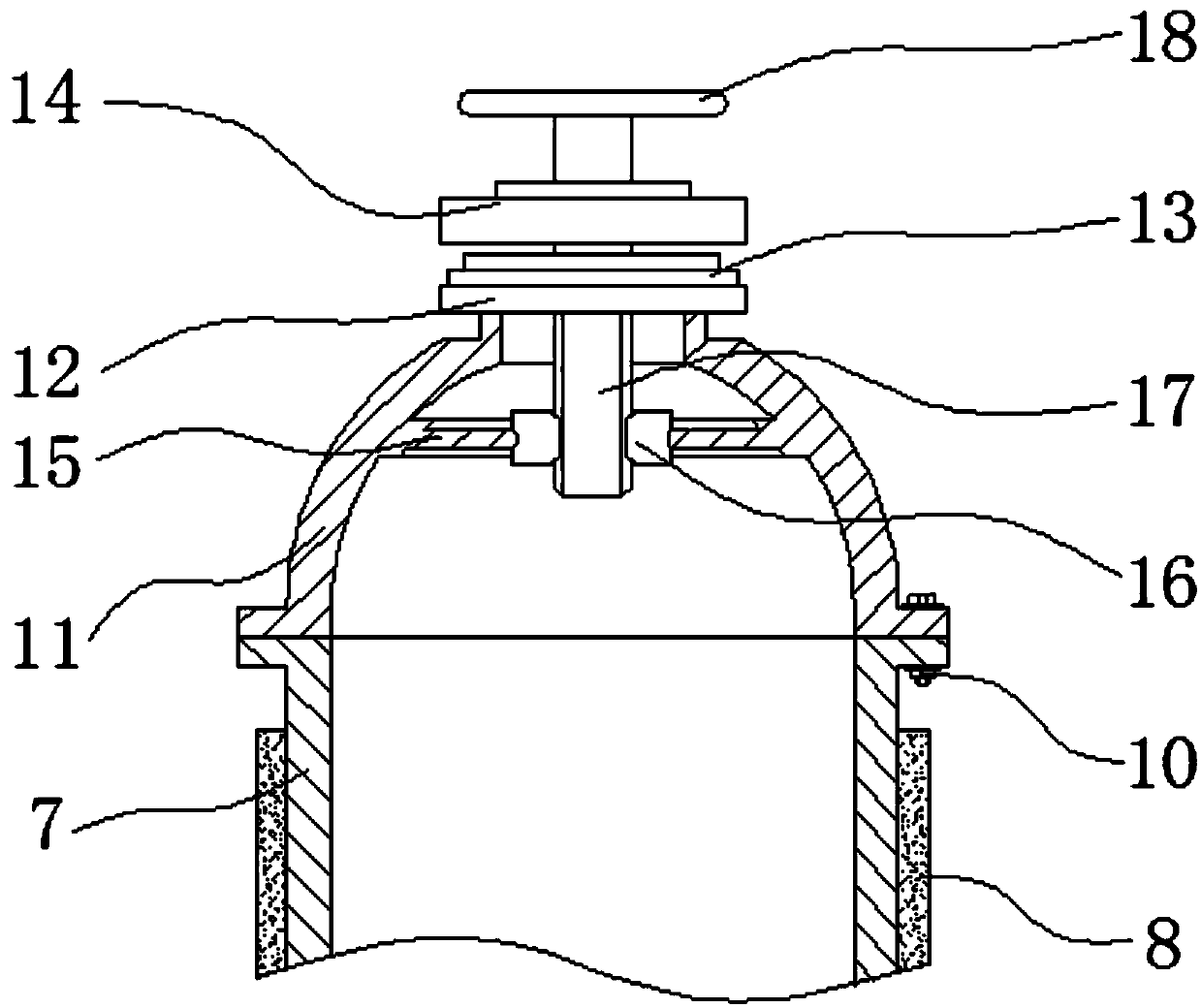 Petroleum collecting device for petroleum drilling and production