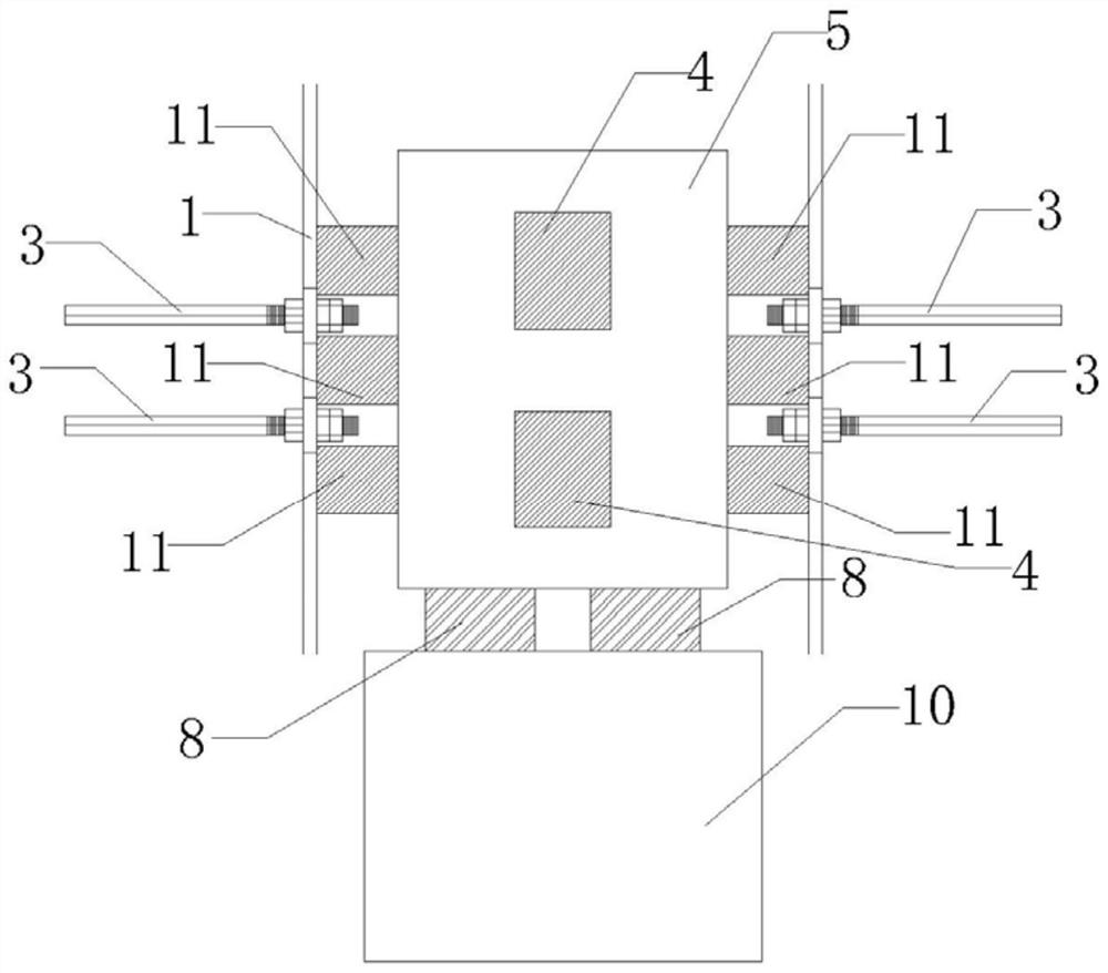 A separate foundation with shock-absorbing and isolating functions