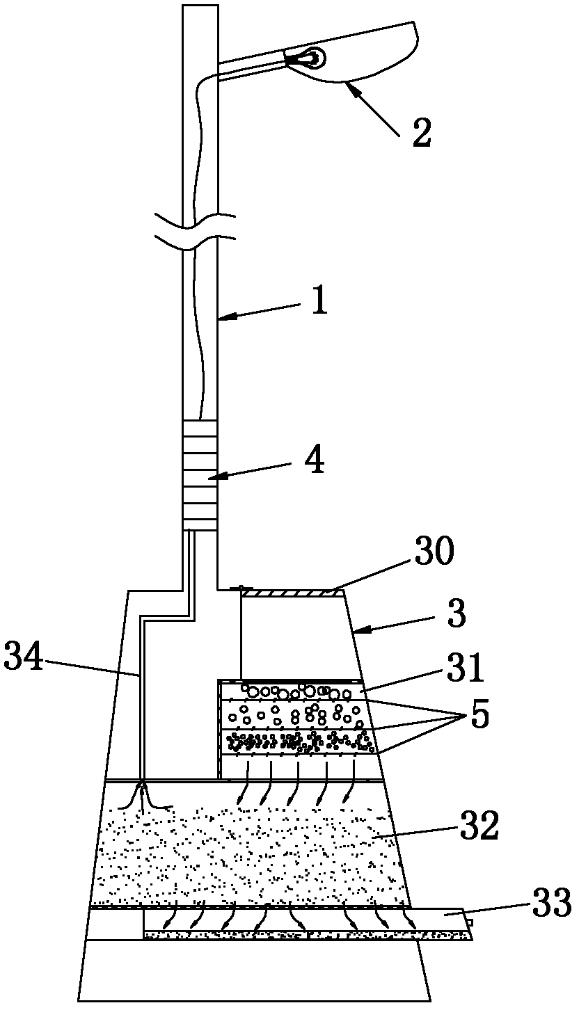 Street lamp utilizing recycled garbage to generate power for illumination