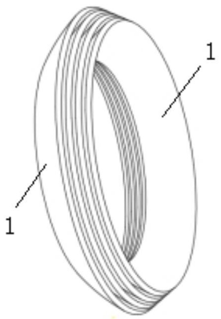 Composite material reinforced part and forming process method