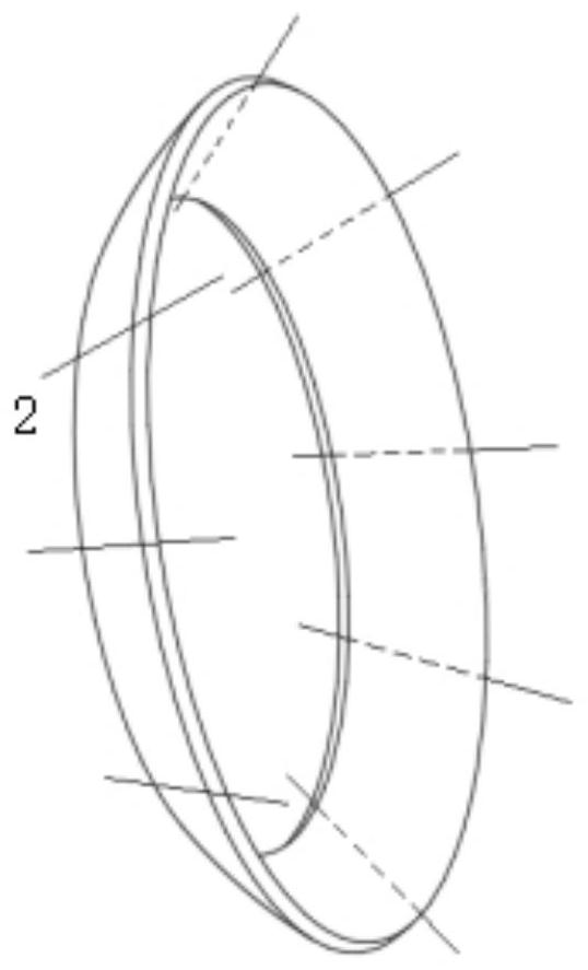 Composite material reinforced part and forming process method