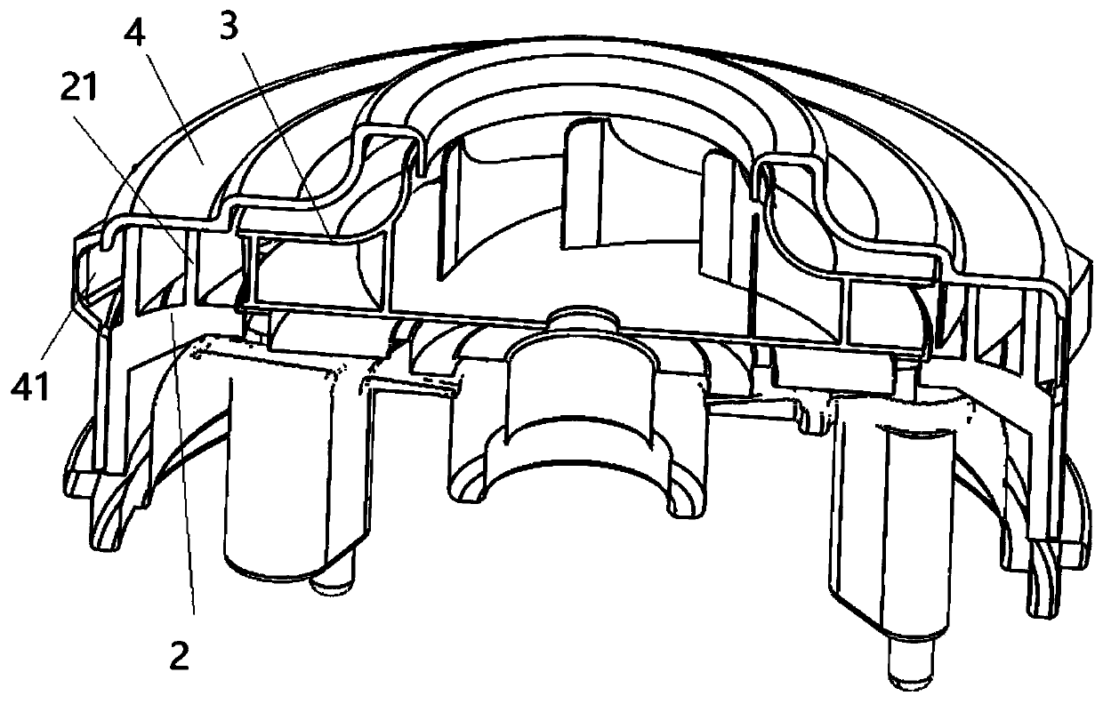 Efficient wet and dry dual-purpose draught fan