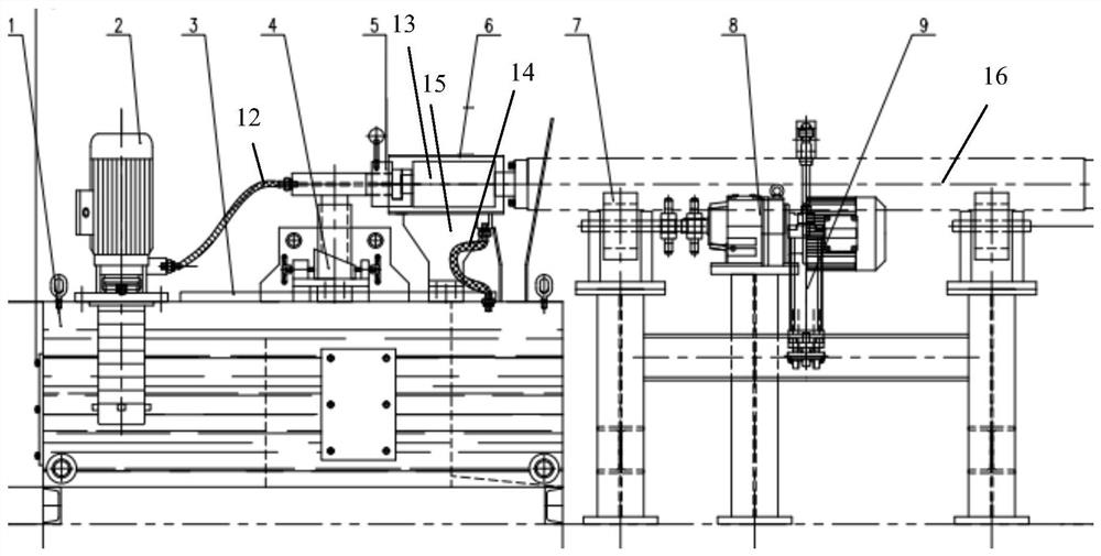 A kind of dismantling-free cleaning device, cleaning method and application of bearing seat of cold rolling mill