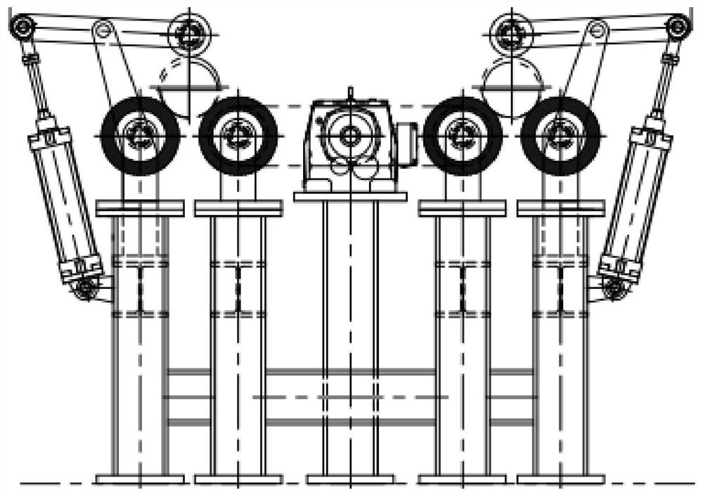 A kind of dismantling-free cleaning device, cleaning method and application of bearing seat of cold rolling mill