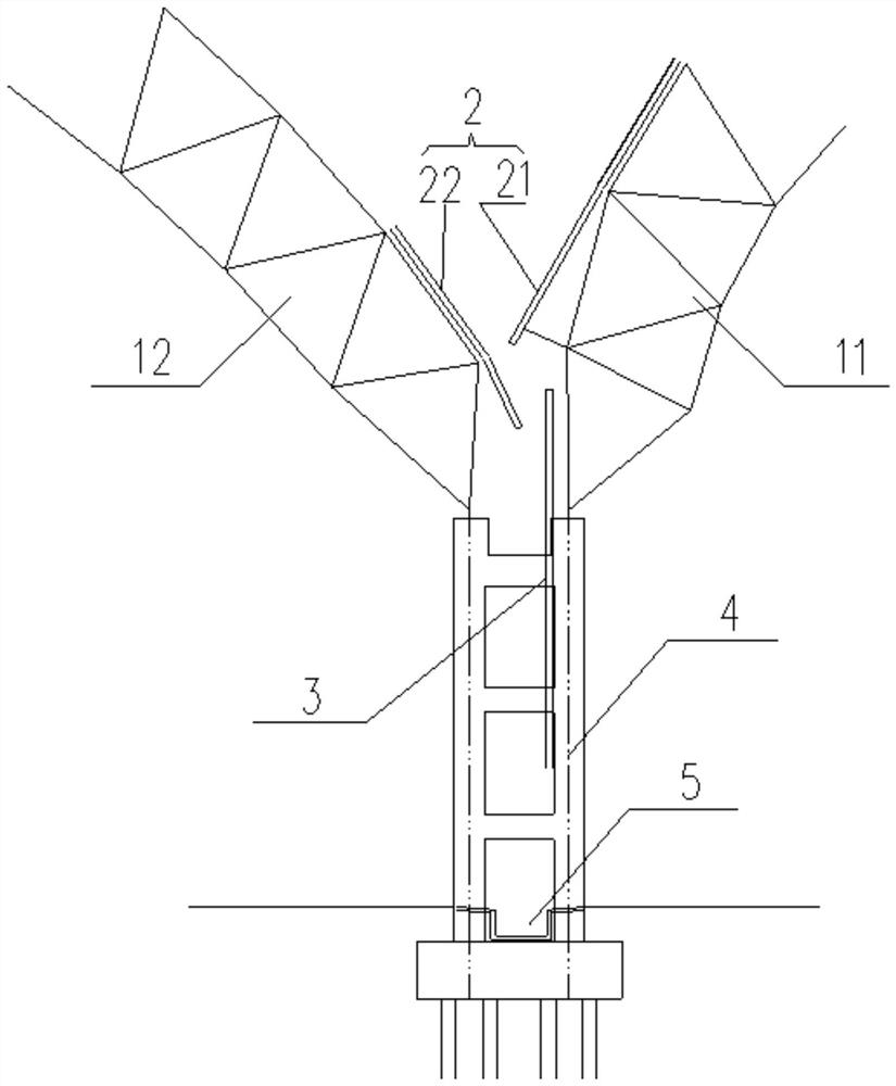 Closed stockyard and roof snow unloading structure and method thereof