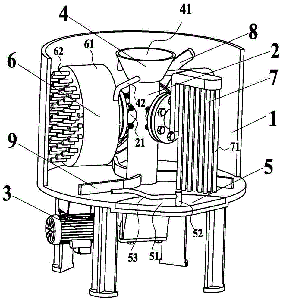 A kind of sand mixing equipment