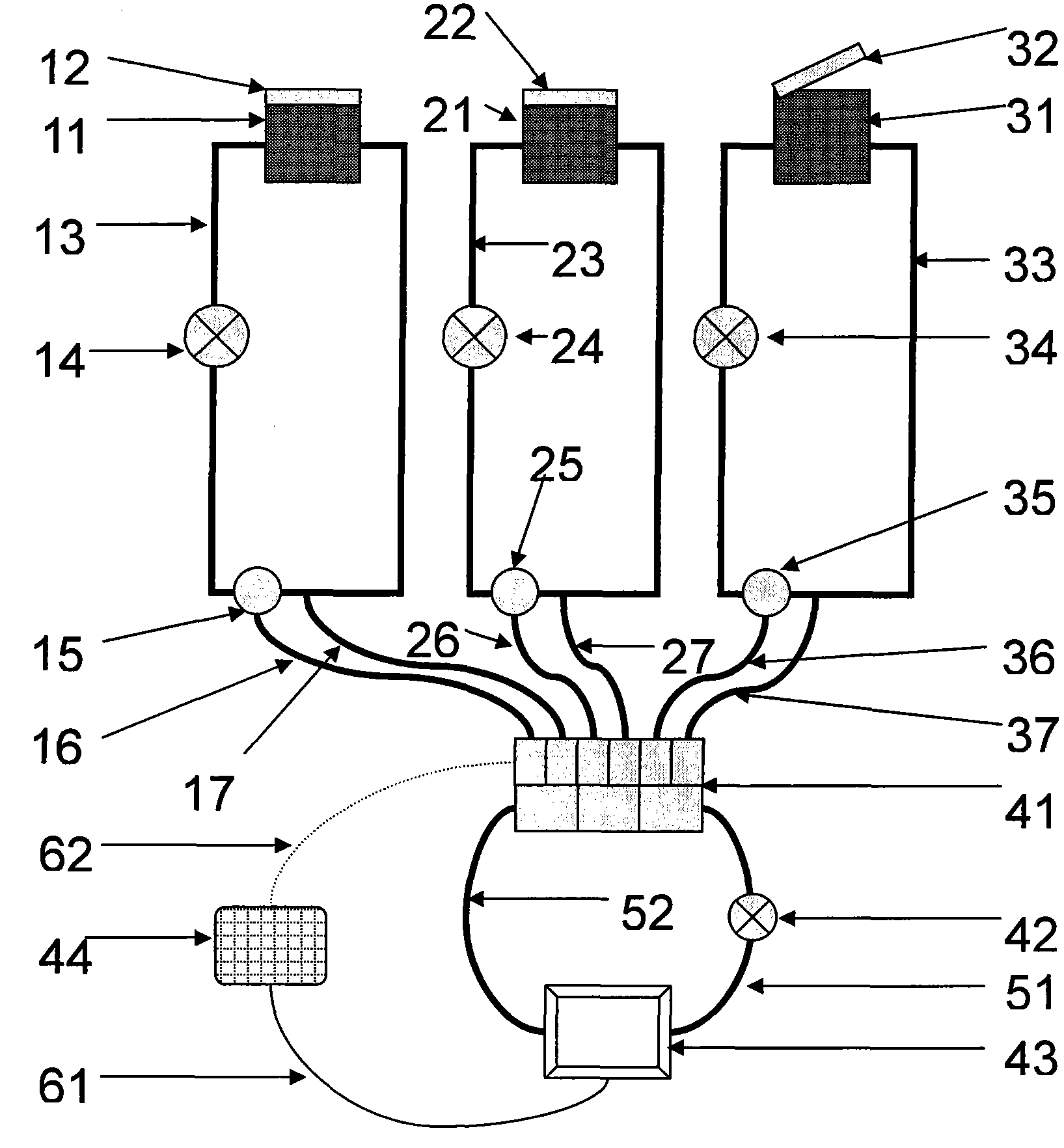 Multichannel double-circulation soil carbon discharge delta13C observing system