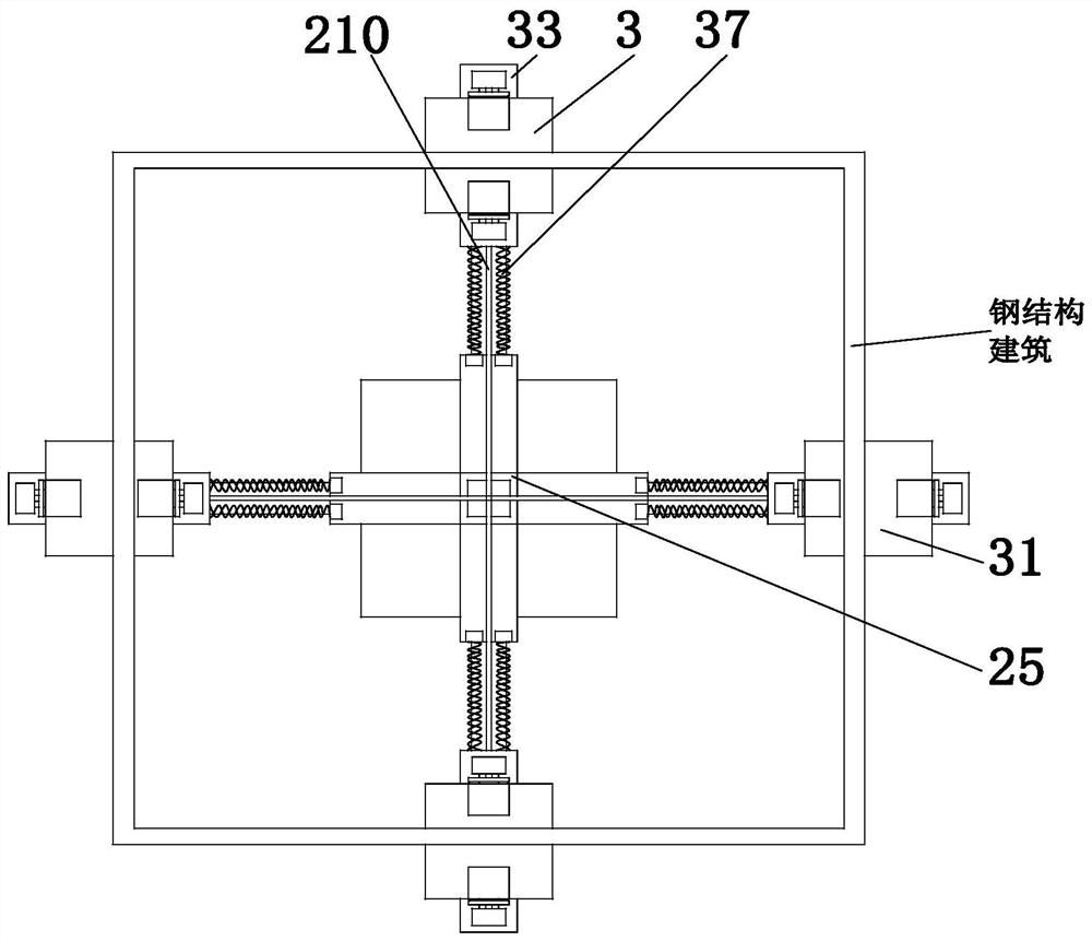 Assembly type steel structure building installation construction equipment and installation construction method