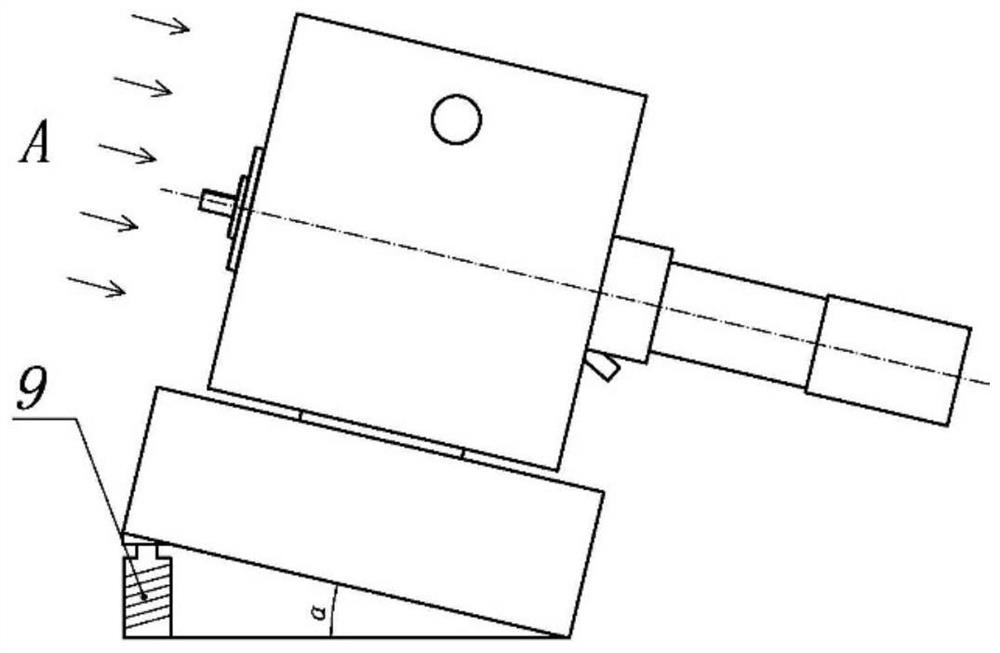 Inclined precise cross wedge rolling forming device