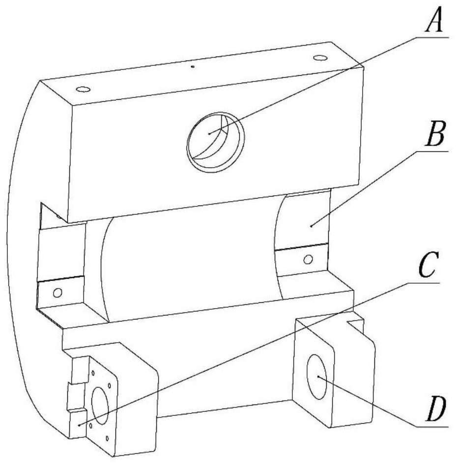 Inclined precise cross wedge rolling forming device