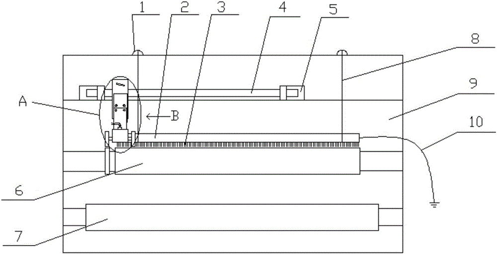 Winding roll with electrostatic eliminating function