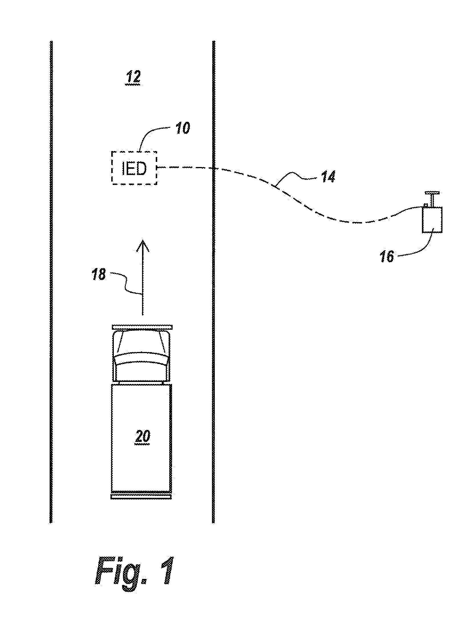 Method and apparatus for detecting command wire utilized to detonate an improvised explosive device (IED)