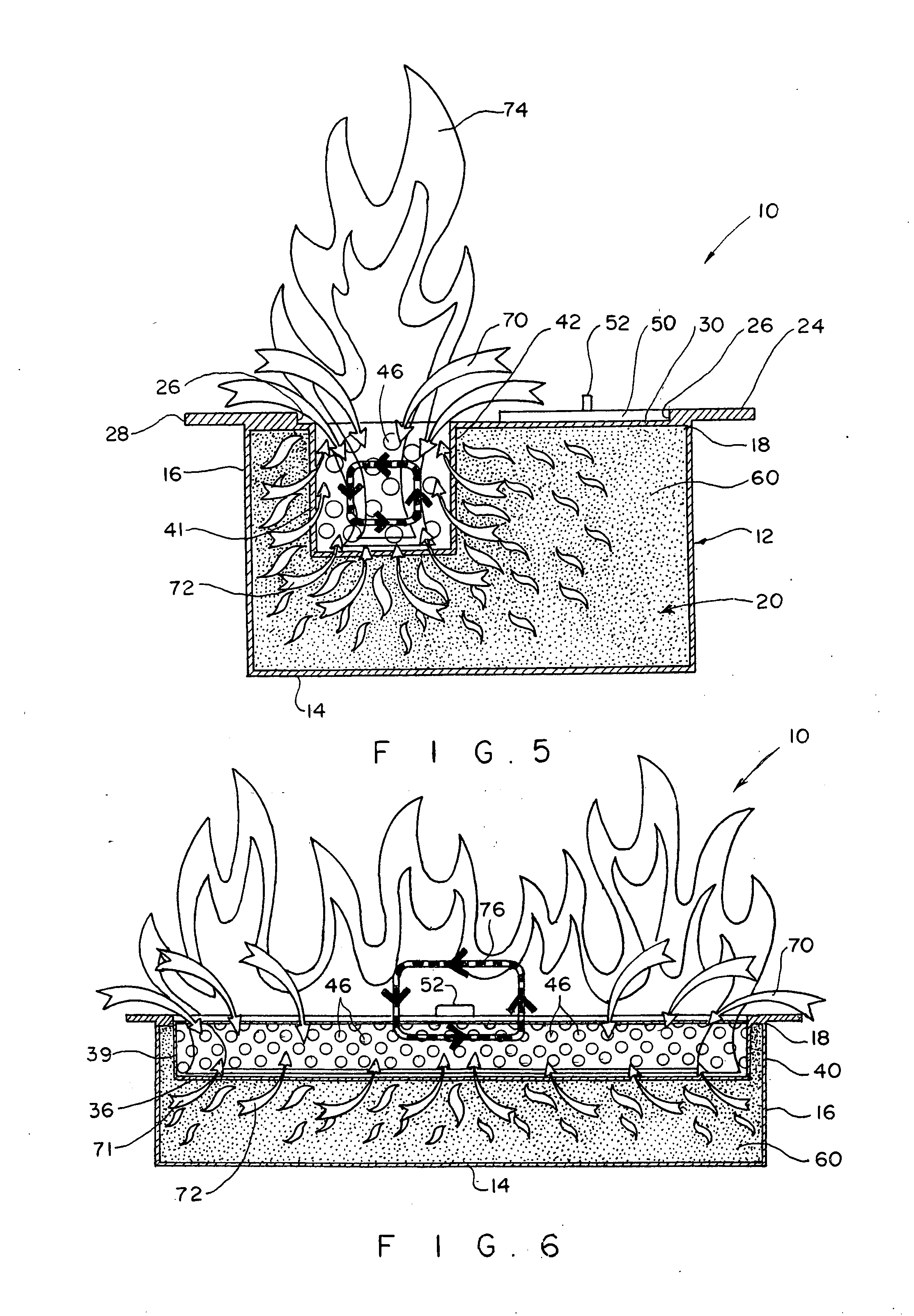 Spill proof alcohol burner