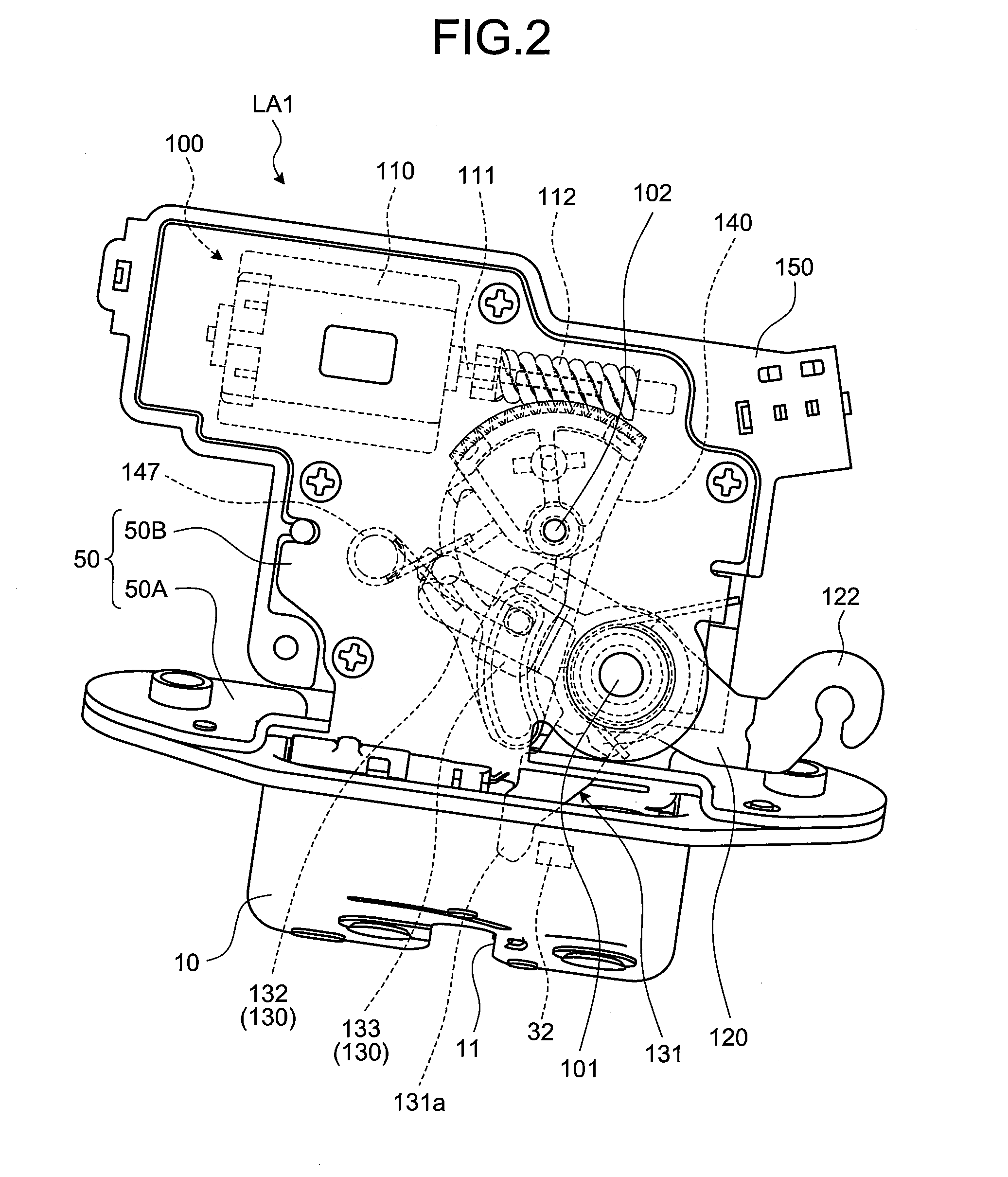 Vehicle latch device