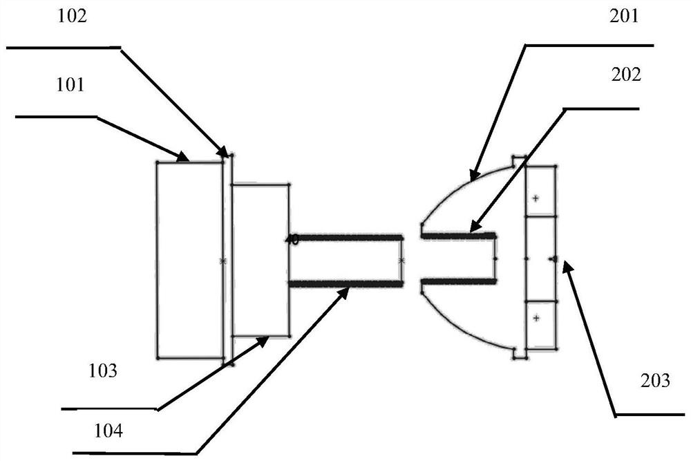 Composite tool for thin-wall thrust chamber and anti-deformation machining method