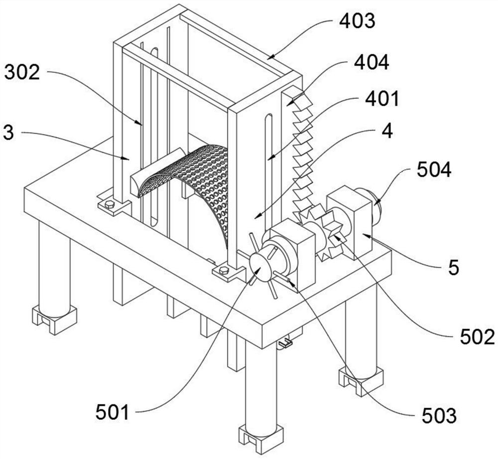 Wrinkle-removing support with deep water stripping function