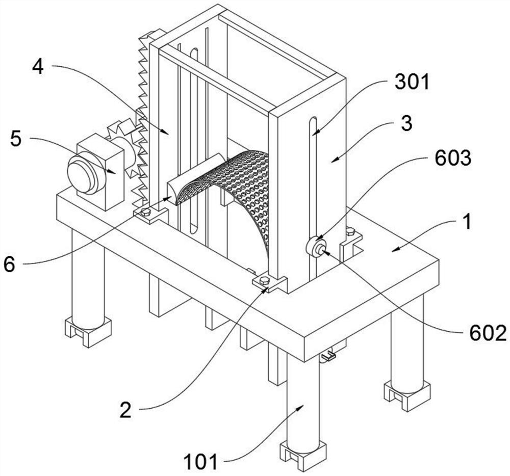 Wrinkle-removing support with deep water stripping function