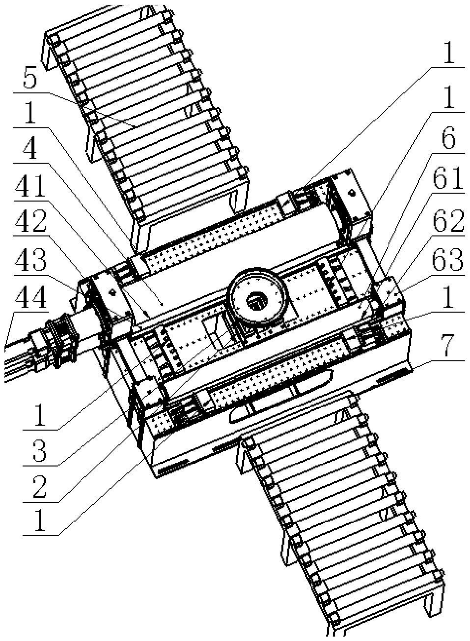 A mobile feeding tool for long seam welding