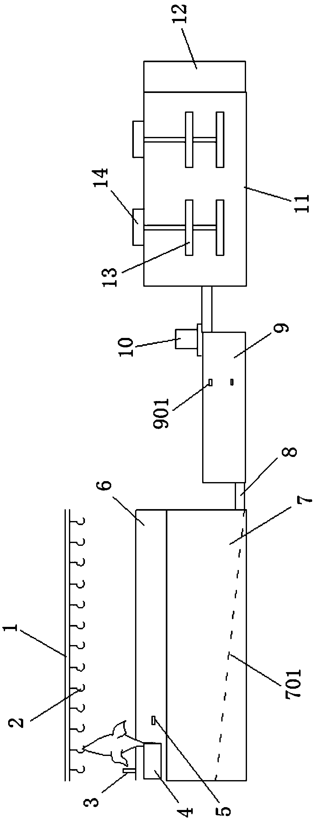 Poultry slaughtering and poultry blood recovery system