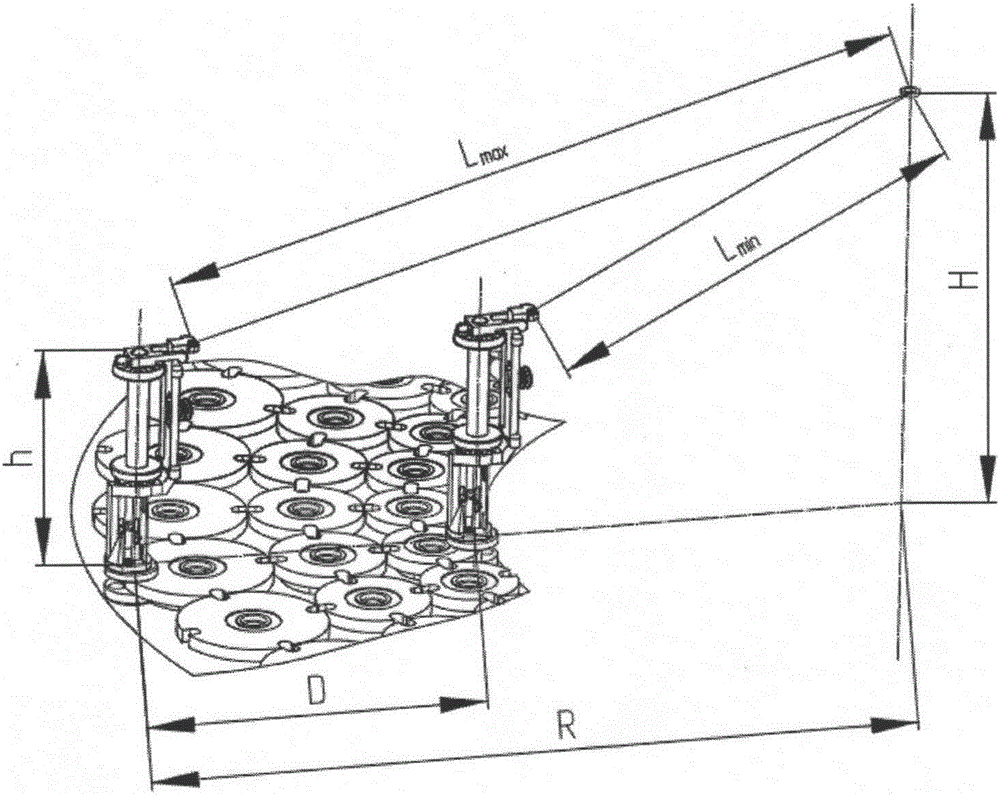 Inner-ring horizontal three-dimensional braiding machine and robot core traction system