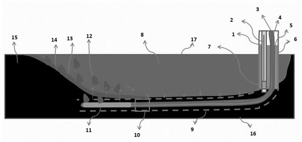 Method for in-situ production of solvent in oil layer to exploit thickened oil