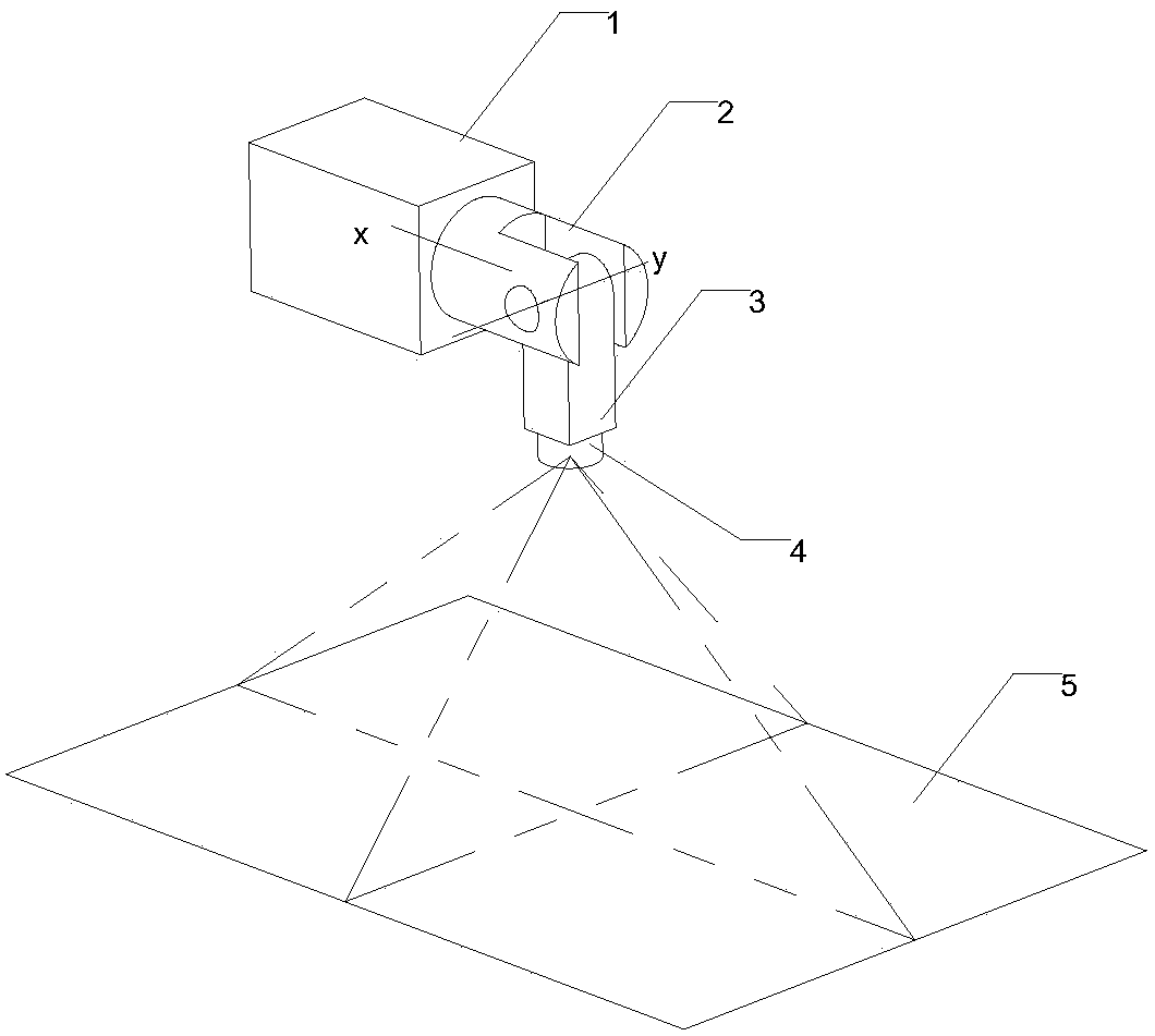 Anti-suffocation anti-cold monitoring device and monitoring method for non-contact scanning temperature field