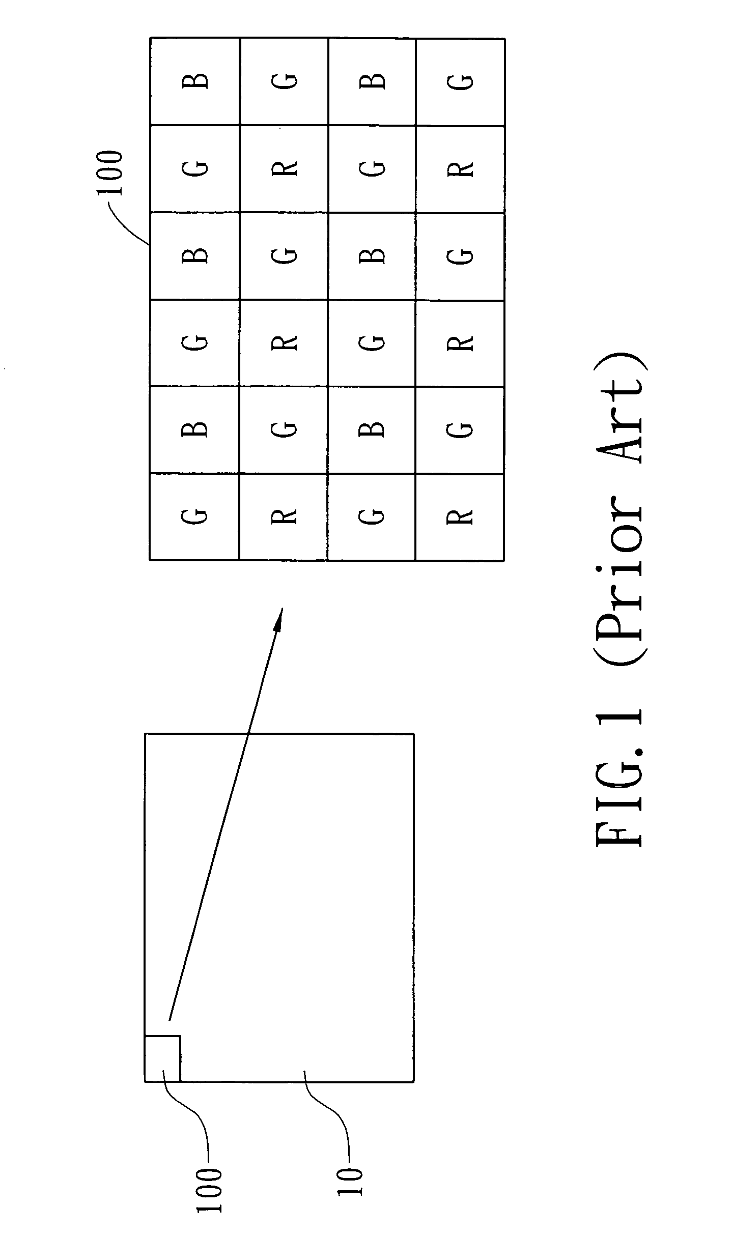 Color interpolation method for Bayer filter array images