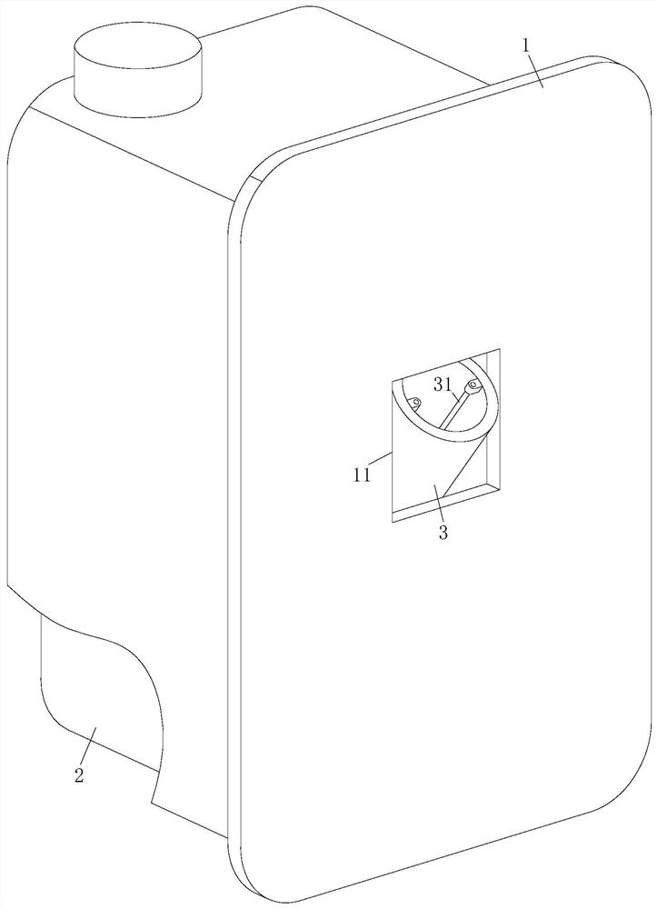 Anti-blocking device of intelligent online grain moisture meter